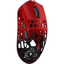 Hawk Gaming HM620 8k Hz 30000 Dpı Tri-Mode Kablosuz/bluetooth Siyah Kırmızı Gaming Mouse