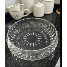 Cam Salata Meze Sunum Kasesi 24 cm Cam Salata Sunum Kasesi