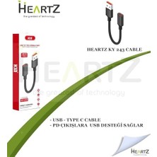 USB To Type C Şarj ve Data Çevirici Pd Dönüştürücü, Skartlar Kırılır Ama Kablo Bükülebildiği Için Kırılmaz Tak Kullan Tak Çalıştır Uzun Ömürlü Kullanabileceğiniz Dönüştürücü ve Aktarım Kablosu 243