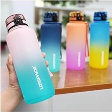 Motivasyon Matarası 1500 ml Mega Büyük Boy Çift Renk 8 Farklı Renk