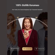 Tam Kaplayan Hayalet Parmak Izi Bırakmayan Safir Ekran Koruyucu Cam, iPhone 16 Ile Uyumlu