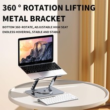 Dionyverse Store Daytona ZR-104 360 Derece Dönen Tabanlı Katlanabilir Taşınabilir Laptop Standı