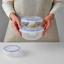 3'lü Contalı Yuvarlak Saklama SET(400,800,1350 Ml)