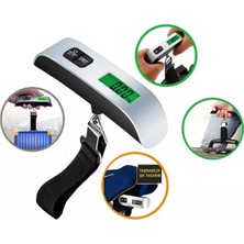 Magicool Fithome 50 kg Dijital Askılı Bagaj Tartısı LCD Ekranlı Elektronik Bavul Kantarı Hassas El Tera