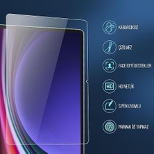 Tablet Için Tasarlanmış Uçtan Kenara Kapsama Tam Koruma Dayanıklı Temperli Cam (Galaxy Tab S9 X710)
