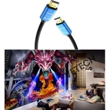Vetech 4K HDMI Kablosu Hdtv 2.0V Oyuncu Bilgisayarı, Playstation, Xbox, Notebook Için (5 Metre)