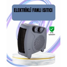 Semel Fanlı Oda Isıtıcısı Termostat Kontrollü Soğuk Hava Üfleme Modu