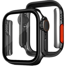 Magicool Newface Apple Watch 40MM Watch 49MM Kasa Dönüştürücü ve Ekran Koruyucu - Siyah