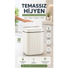 Semel 20 Litre Büyük Çöp Kovası Sensörlü Hareket Algılayan