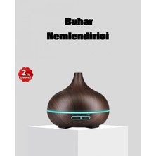 Hace Bazaar 550 ml Büyük Su Hazneli Ultrasonik Nemlendirici ve Aromaterapi Difüzörü