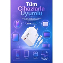 Semel Akıllı Çip Korumalı 120W Hızlı Şarj Cihazı Kablo Dahil Güvenli Dolum Seti