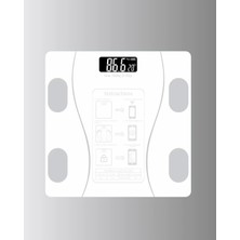 Semel Bluetooth Akıllı Tartı – 8 Fonksiyonlu Dijital Baskül, 180 kg Kapasiteli
