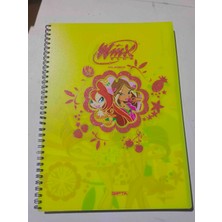 Gıpta Winx 80 Yaprak Karelı Defter A4 Spırallı