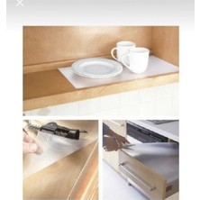 Semel Kaydırmaz Şeffaf Raflık Örtüsü 45X300 cm Dolap Içi, Çekmece ve Buzdolabı Koruyucu Eva Pvc Kaplama