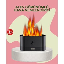 Semel Kumandalı Alev Görünümlü LED Hava Nemlendirici Buhar Makinesi