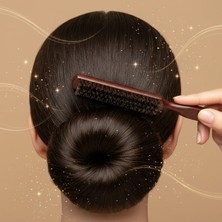 Semel Ahşap Saplı Topuz Tarağı