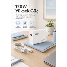 Semel Güvenli Şarj Özellikli 120W Adaptör ve Kablo Seti Akıllı Koruma Destekli