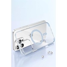 Hobibahçem iPhone 16 Pro Max Move Taşlı Magsafe Kapak - Lila