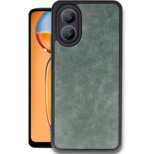Eco Port Oppo A38 Kılıf Aras Deri Kapak - Koyu Yeşil