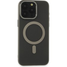 Eco Port Apple Iphone 15 Pro Max Kılıf Lodos Magneticsafe Mat Kapak - Titan Gri