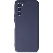 Eco Port Tecno Camon 18 Kılıf First Silikon - Lacivert - Lacivert