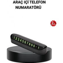 Hace Bazaar Alüminyum Kasa Gri Çevirmeli Araç Içi Telefon Numaratörü