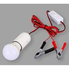 Trendhane Aküye Takılan LED Lamba 12V Kamp, Karavan, Acil Aydınlatma