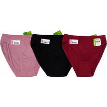 Tutku Elit Elit Kadın Bambu Düz Bikini Külot 3 Lüset