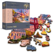 Trefl - Puzzle, Üzerinde Gün Batımı - 1000 Parça, El Işi, Düzensiz Şekiller, 100 Amerikan Anıtı ve S
