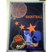 Alfa 96 Yaprak Cızgılı Defter A4 Spırallı