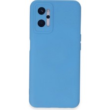 Eco Port Realme 9i 4g Kılıf Nano Içi Kadife Silikon - Mavi