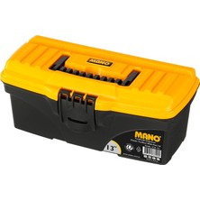 Mano Cs/13 Düz Kapaklı Klasik Takım Çantası, Polipropilen, Siyah/sarı, 13 ’’