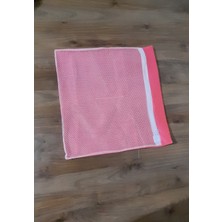Hereveoyuncak Pembe Fermuarlı - Hassass Çamaşır Terlik Ayakkabı Yıkama Filesi Büyük Boy