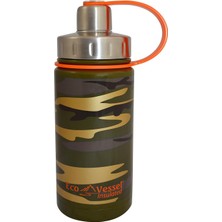 Eco Vessel Twist Triple Insulated Bottle With Screw Termos 0.40 Lt, Kamufaj