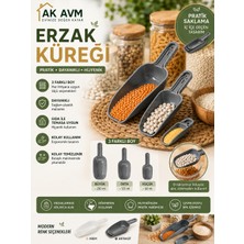 Ak Avm Erzak Kaşığı Plastik Erzak Küreği Bakliyat Mama Un Şeker Ölçüleme Servis Küreği