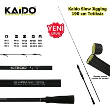 Kaido Slow Jig Kamışı 190 cm Pe 1-2 Tetiksiz