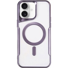 Magicool Iphone 16 Kılıf Boyi Magsafe Silikon Kapak - Derin Mor