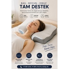 DMC Premium Visco Yastık 62X42 cm Boyun Destekli Ortopedik Uyku Yastığı