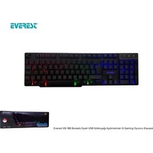 Ovebu Everest Borealis KB-188 Q USB Gökkuşağı Aydınlatmalı Gaming Klavye