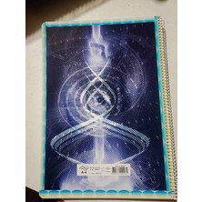 Alfa 72 Yaprak Cızgılı Defter A4 Spırallı