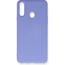 Eco Port Samsung Galaxy A20S Kılıf Nano Içi Kadife Silikon - Lila - Lila