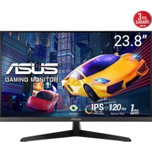 Ovebu Asus VY249HGR 23.8&amp;quot; 1ms, 120Hz, Full Hd, Hdmı, D-Sub, IPS Led, Anti Bakteriyel, Mavi Işık Filtresi, Eye Care, Gamıng Monitör