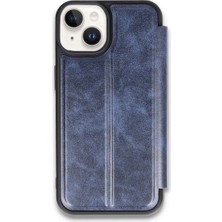 Magicool Iphone 14 Kılıf Flip Cover - Lacivert