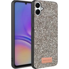 Eco Port Onegif Samsung Galaxy A07 4g Bright Simli Kapak - Gümüş