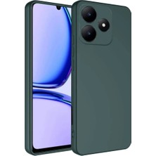 Magicool Realme C61 Kılıf First Silikon - Koyu Yeşil