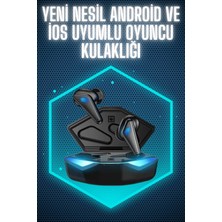 sbodurhome Wireless Gaming Kulaklık Mikrofonlu Bluetooth Oyuncu Kulaklığı
