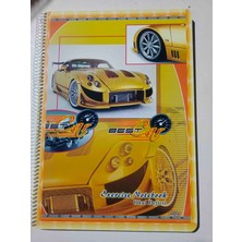 Alfa 96 Yaprak Karelı Defter A4 Spırallı