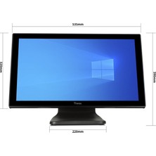 Ovebu Tıwox TP-3150 Plus 21.5" I7 5.nesil 128GB Nwme SSD 8gb Ddr3 Ram 1366X768 Dokunmatik Pos Pc