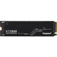 Ovebu 512 GB Kıngston KC3000 Nvme M.2 Gen4 7000/3900MBS SKC3000S/512G
