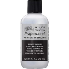 Winsor & Newton : Professional : Akrilik Boya Saten Uv Vernik (Satin Uv Varnish) : 125 ml